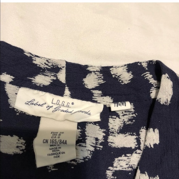 LOGG H&M printed blouse top - Picture 5 of 8